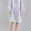samifyhome-adult-shawl-collar-cotton-bathrobe-taro-purple2 Luxury 100% cotton adult bathrobe featuring a soft shawl collar design in elegant taro purple5